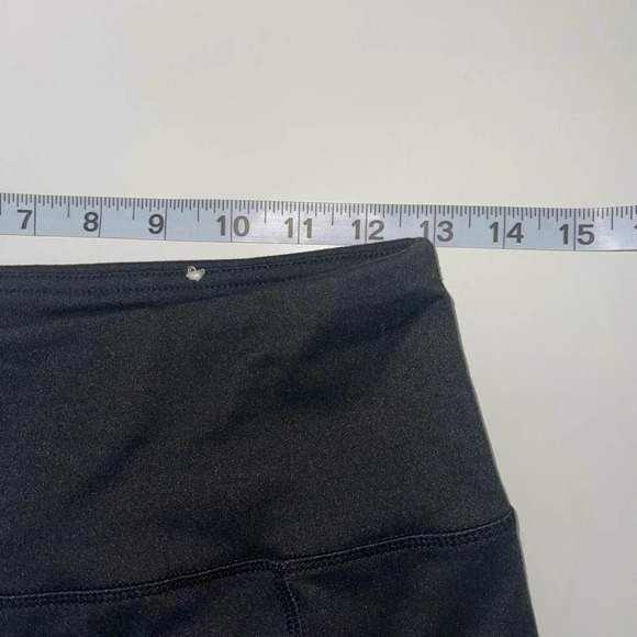 Maurices Luxe Black High Rise Side Pocket 9” Bike Shorts Medium Women’s - Picture 7 of 11
